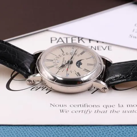 Patek Philippe Perpetual Calendar 5159G-001 38mm White gold Silver 8