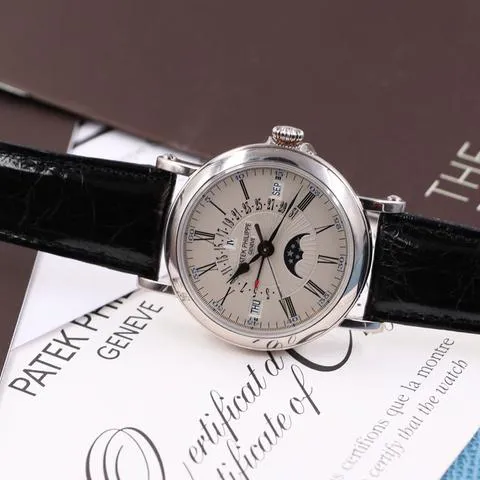 Patek Philippe Perpetual Calendar 5159G-001 38mm White gold Silver 9