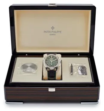 Patek Philippe Perpetual Calendar Chronograph 5270P-014 41mm Platinum Green 7