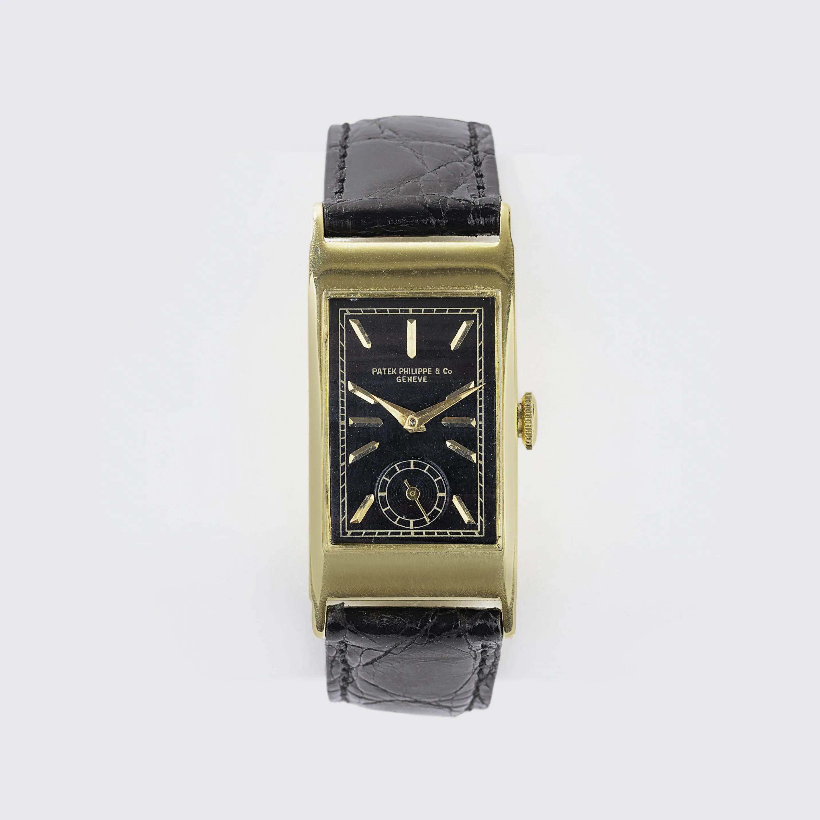 Patek Philippe Tegolino 425 42mm 18k yellow gold Black