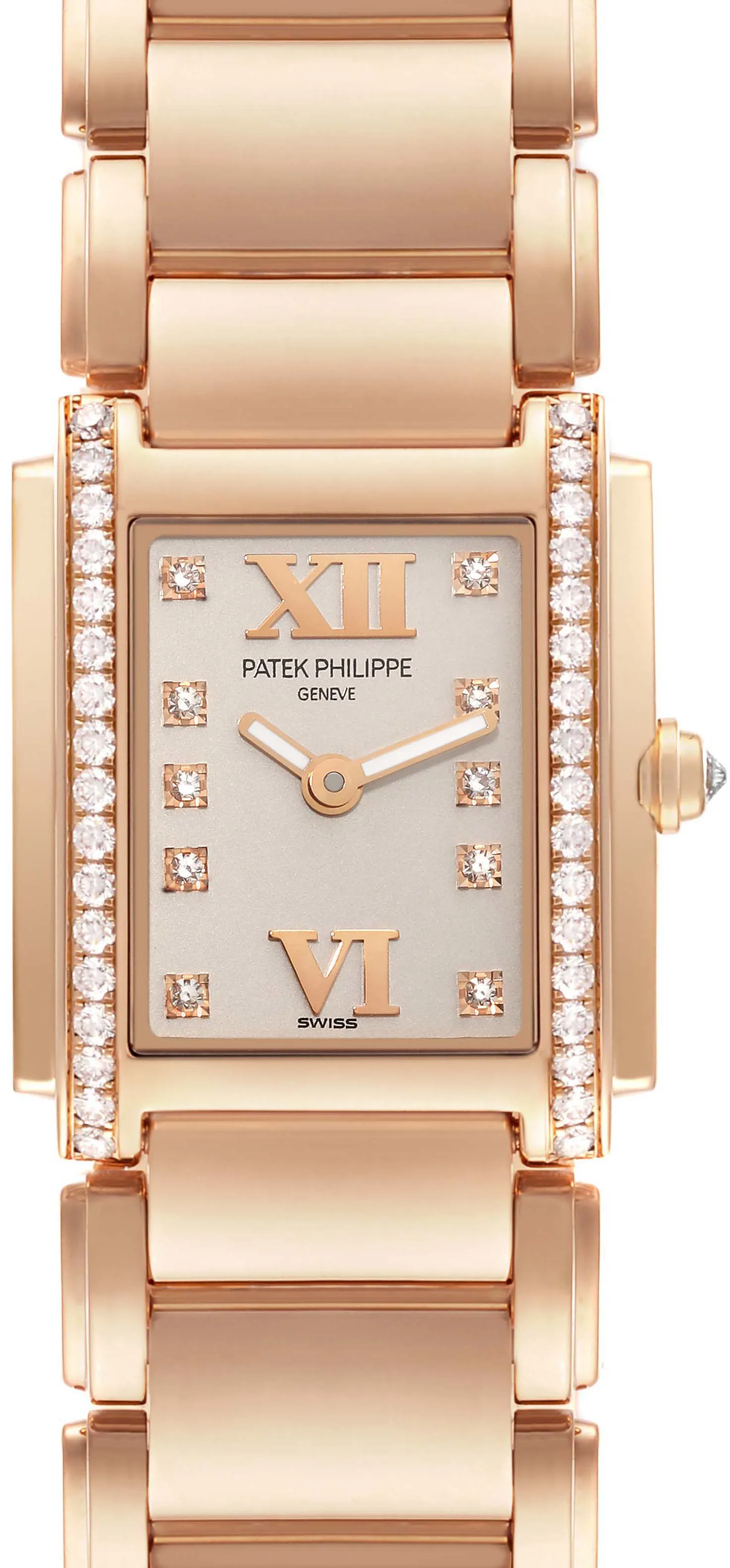 Patek Philippe Twenty~4 4908/11R-011 22mm Rose gold and 18k rose gold Silver