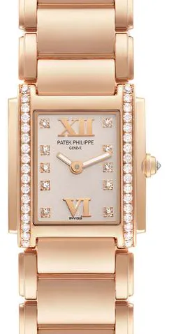 Patek Philippe Twenty~4 4908/11R-011 22mm Rose gold White 1