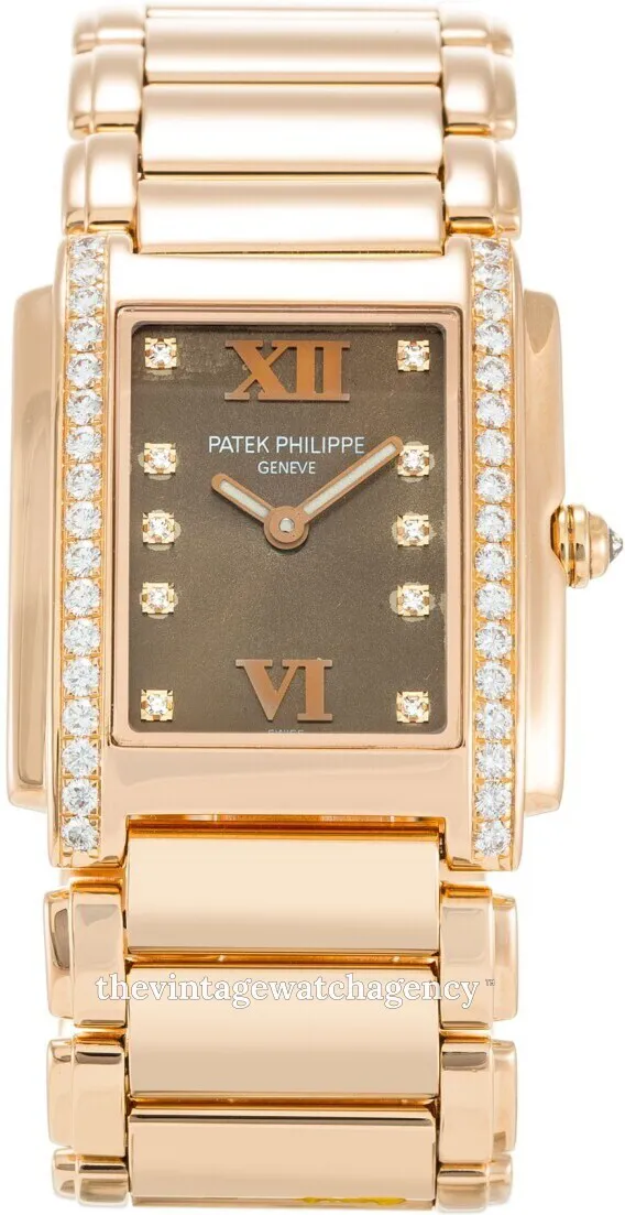 Patek Philippe Twenty~4 4910/11R-010 18k rose gold Brown