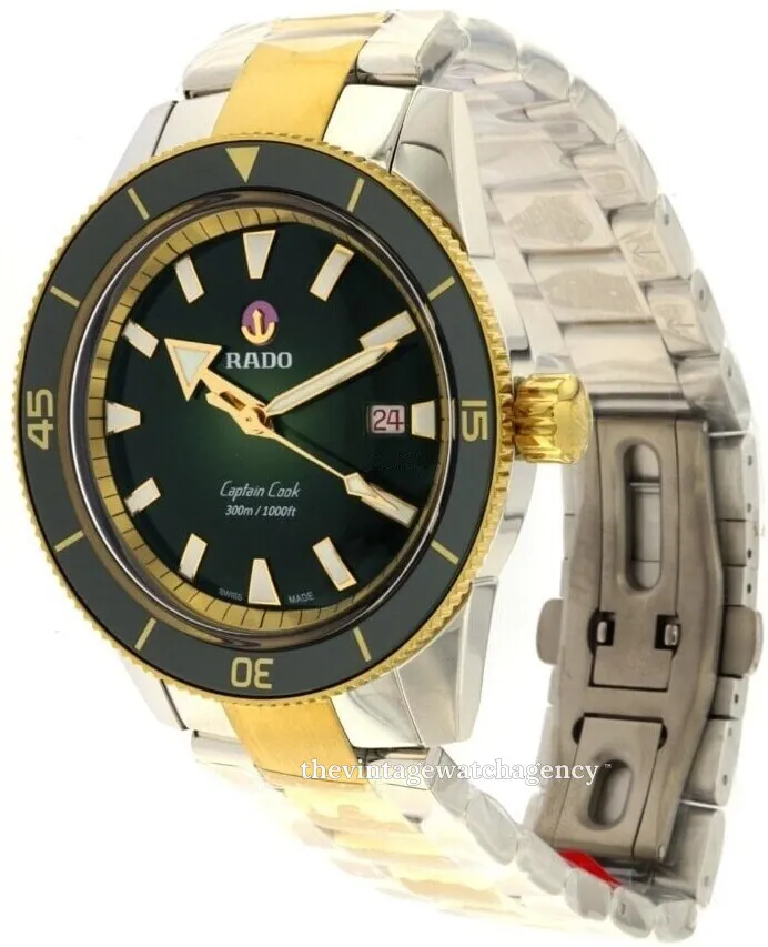 Rado Captain Cook R32138303 42mm Stainless steel Green