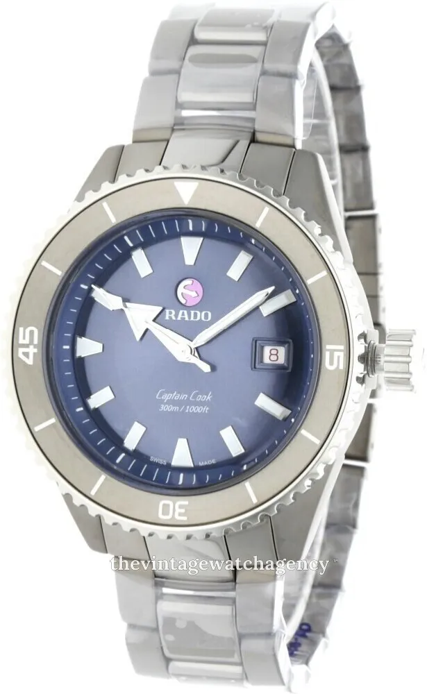 Rado Captain Cook R32144202 43mm Ceramic Blue