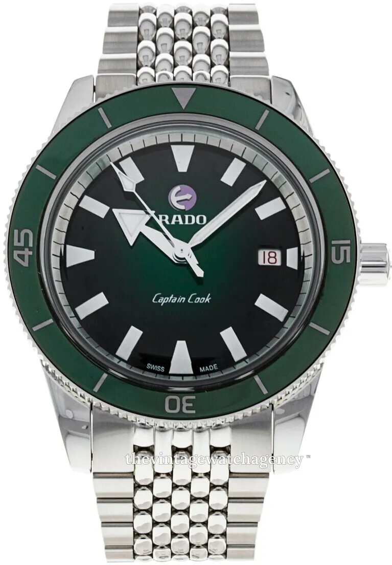 Rado Captain Cook R32505313 42mm Stainless steel Green