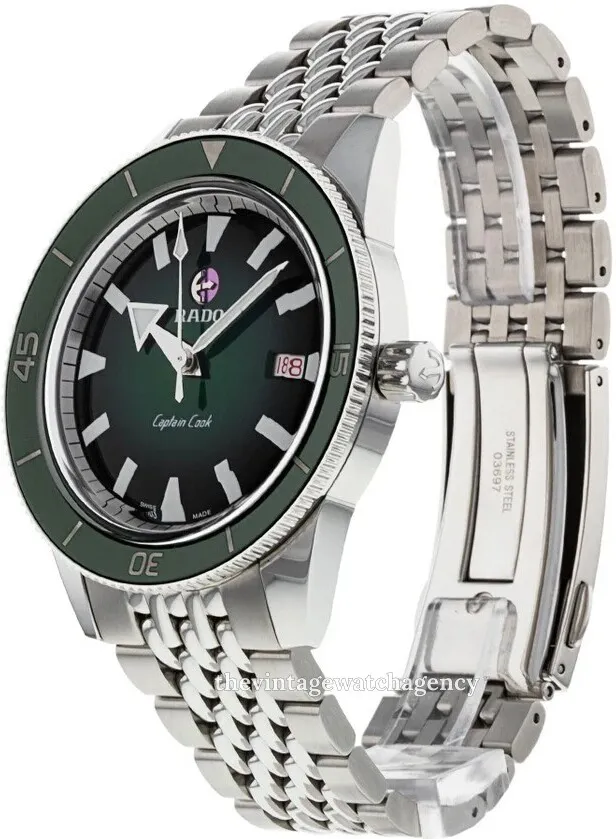 Rado Captain Cook R32505313 42mm Stainless steel Green 1