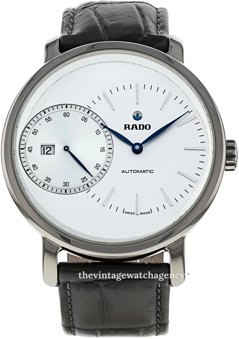 Rado DiaMaster R14129126 43mm Grey ceramic White