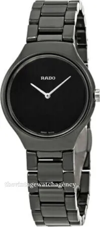 Rado True Thinline R27742192 30mm Ceramic Black