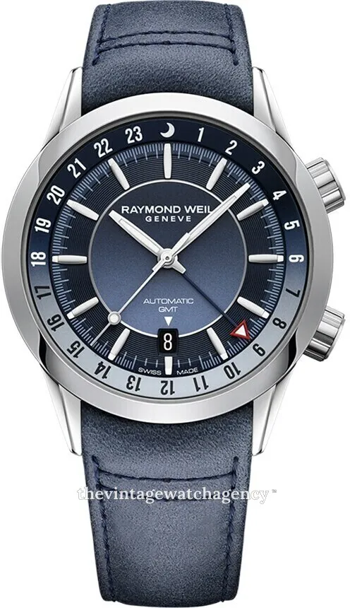 Raymond Weil Freelancer 2761-STC-50001 40.5mm Stainless steel Blue