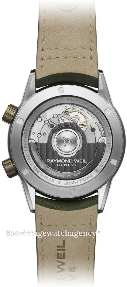 Raymond Weil Freelancer 2765-SBC-52001 40.5mm Stainless steel Green 1