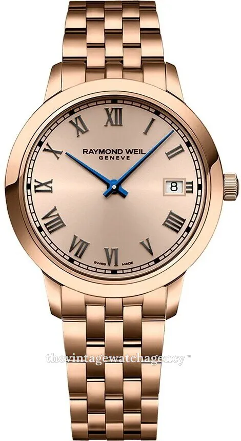 Raymond Weil Toccata 5385-P5-00859 34mm Rose gold colored steel Rose gold