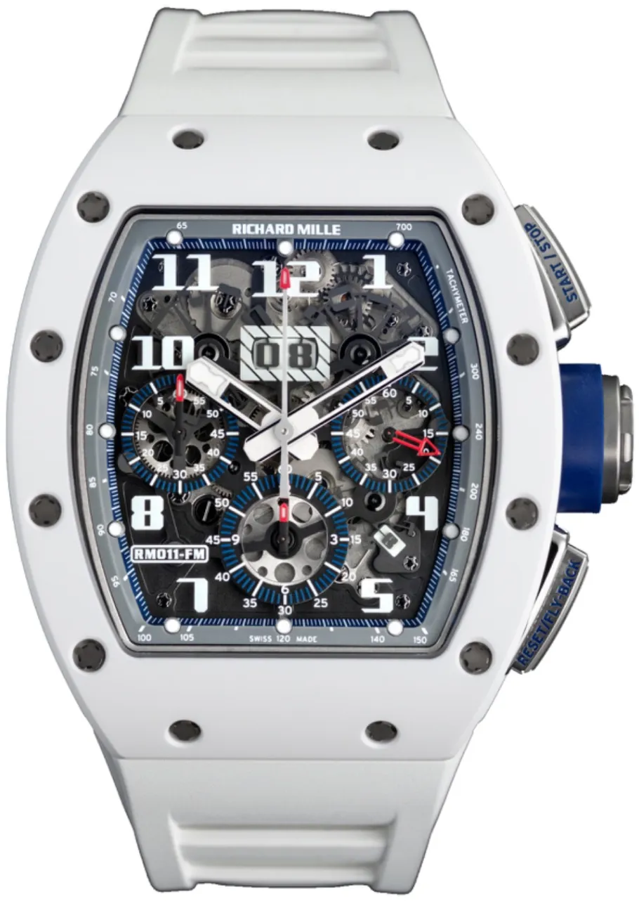 Richard Mille RM 011 RM 011 50mm Ceramic Transparent