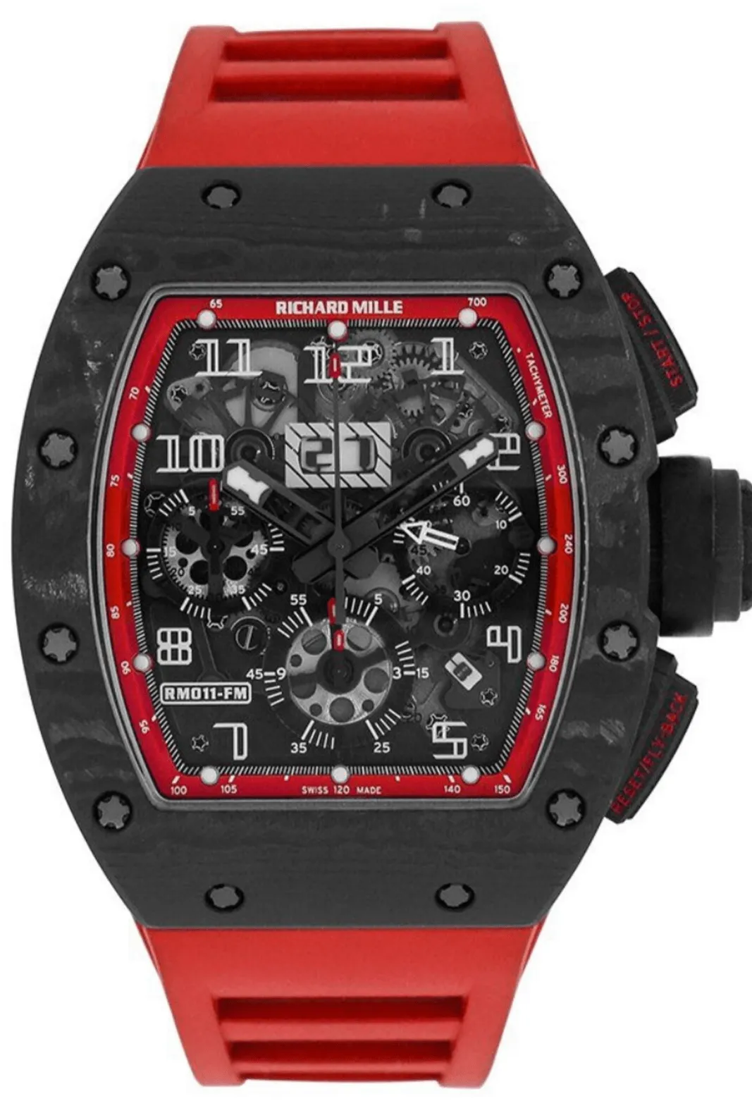 Richard Mille RM 011 40mm NTPT carbon Skeletonized