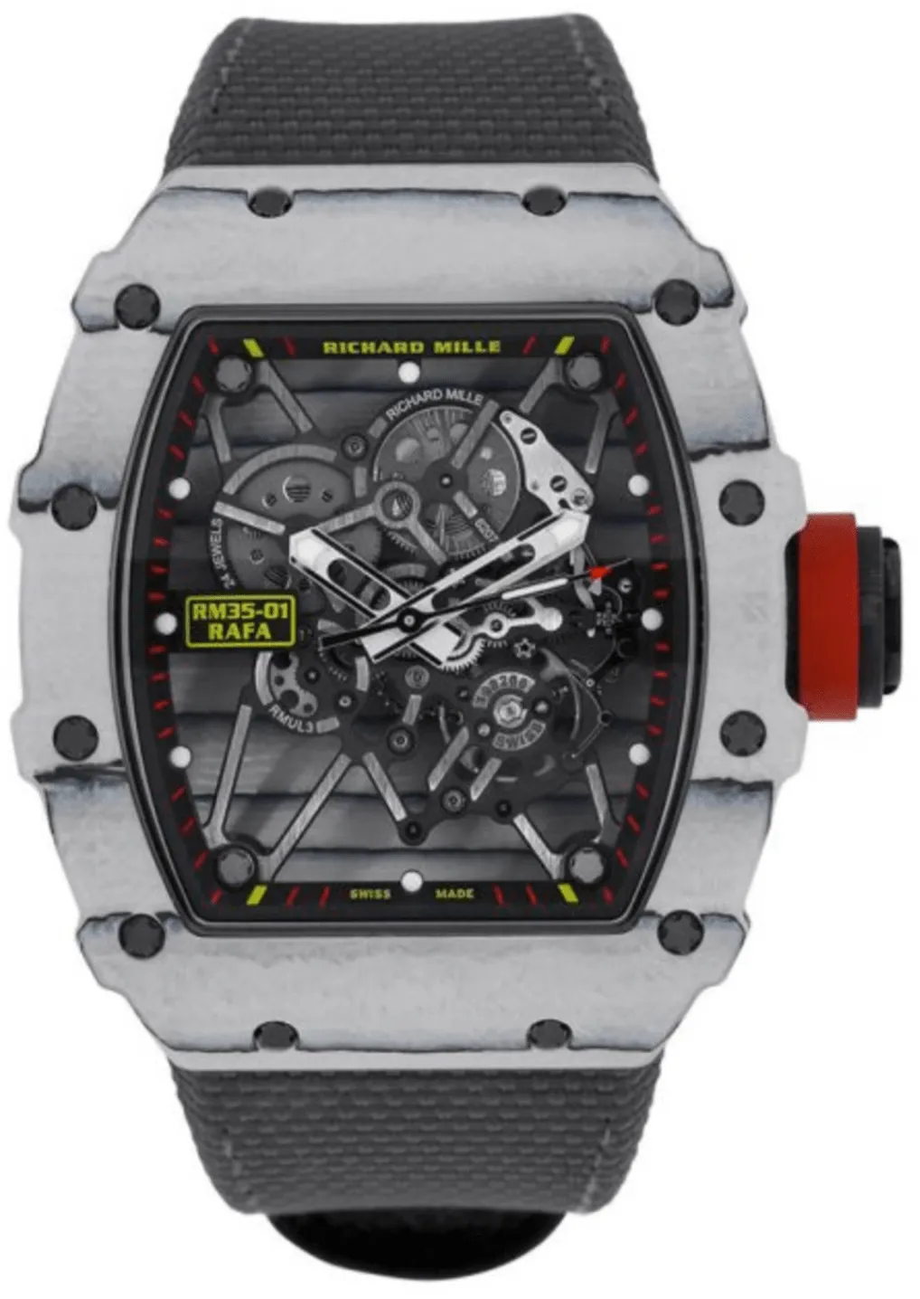 Richard Mille RM 35-01 50mm Carbon fiber Transparent