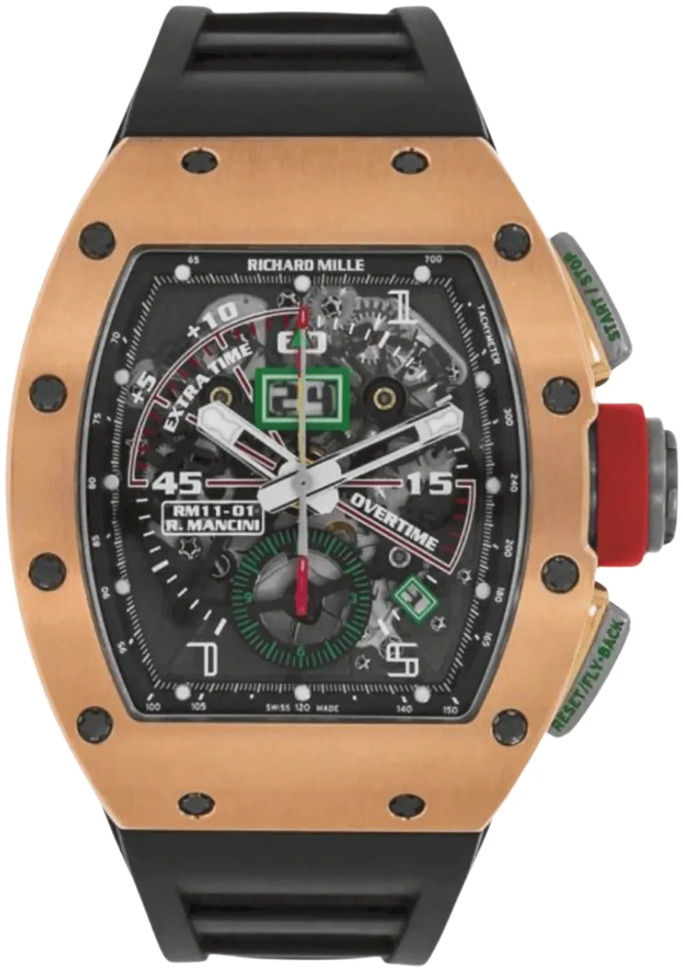 Richard Mille RM11 50mm Rose gold Transparent