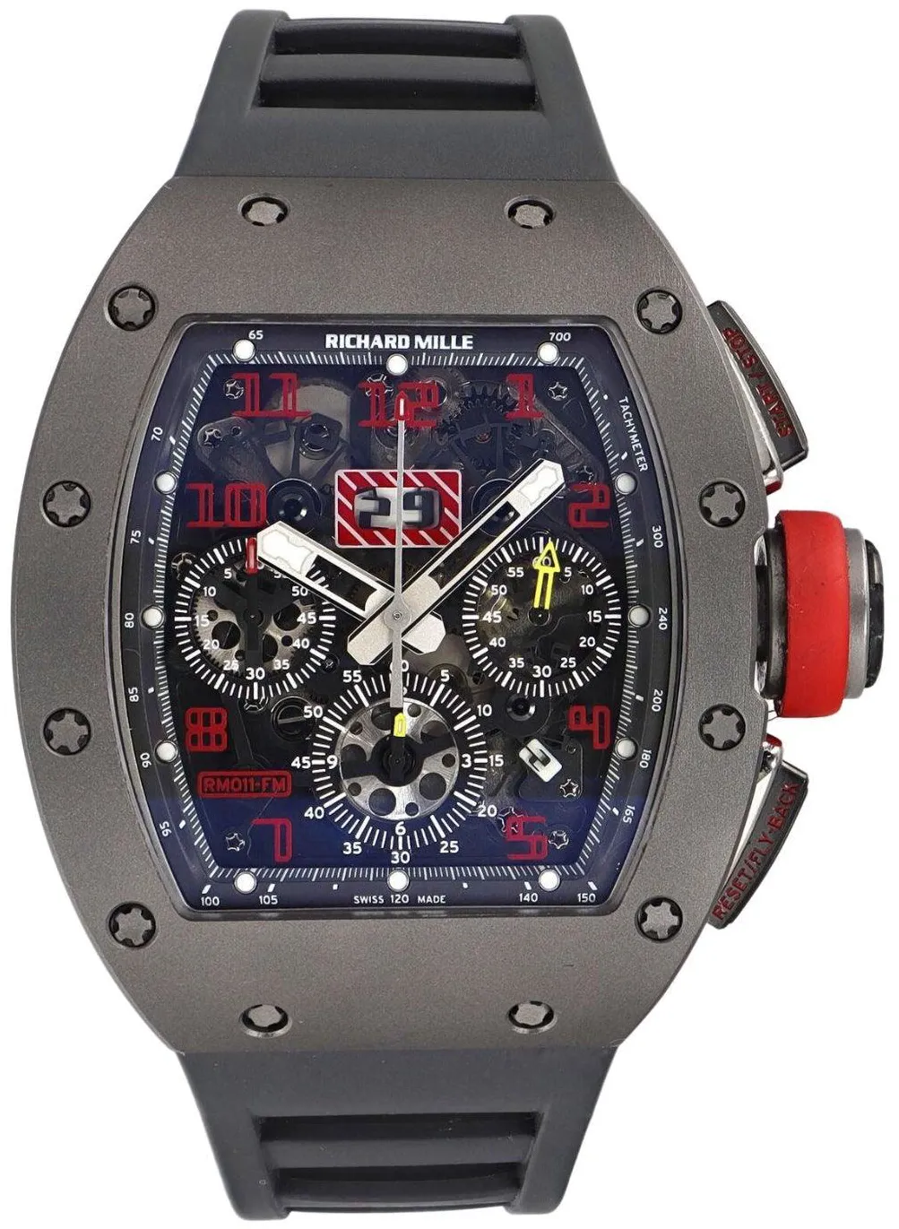 Richard Mille RM11 50mm Titanium Transparent