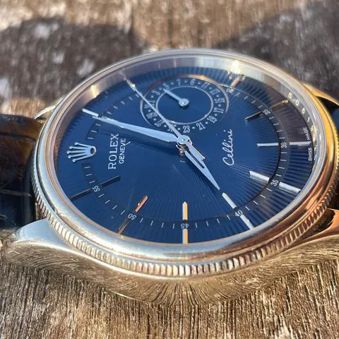 Rolex Cellini 50519 39mm White gold Blue 15