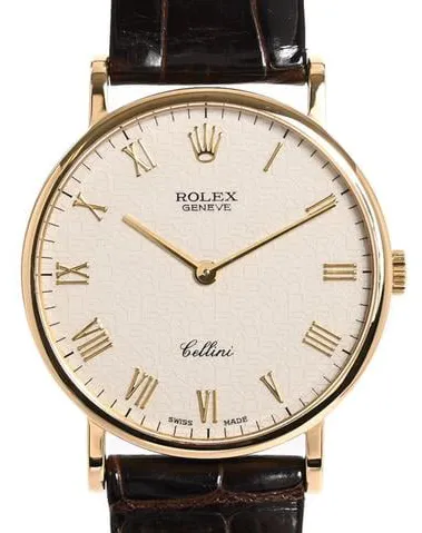 Rolex Cellini 5112/8 31.5mm Yellow gold White