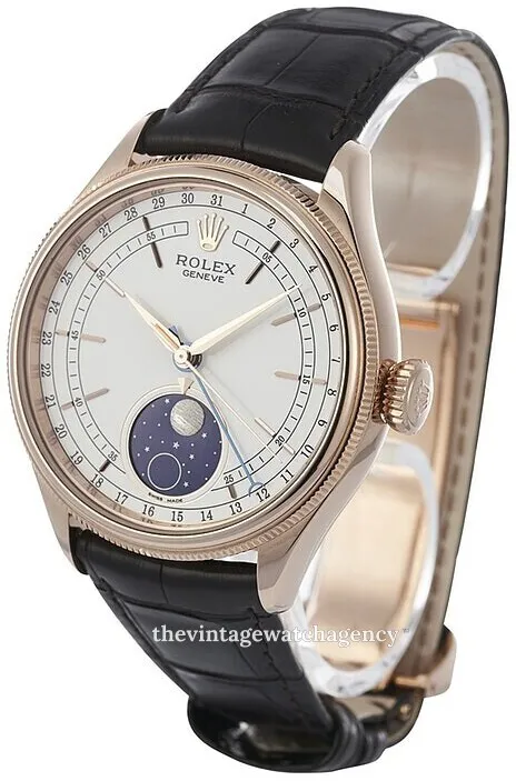 Rolex Cellini Moonphase 50535-0002 39mm Rose gold White 1