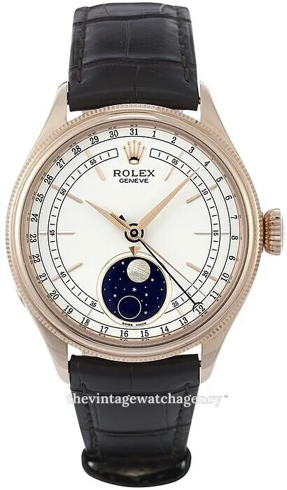 Rolex Cellini Moonphase 50535-0002 39mm Rose gold White