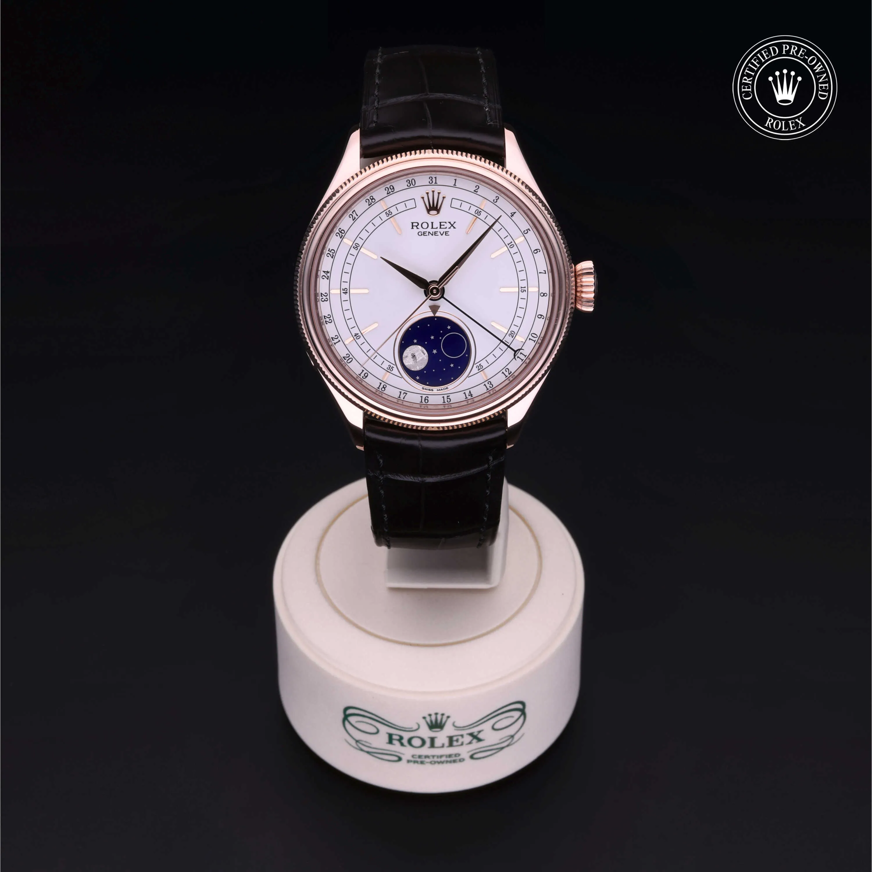 Rolex Cellini Moonphase 50535 39mm Rose gold White 1