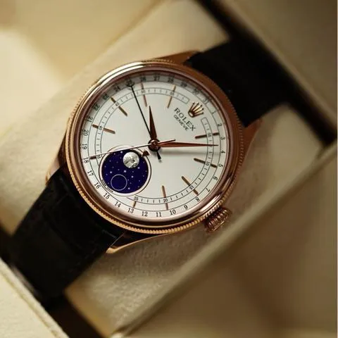 Rolex Cellini Moonphase 50535 39mm Rose gold White