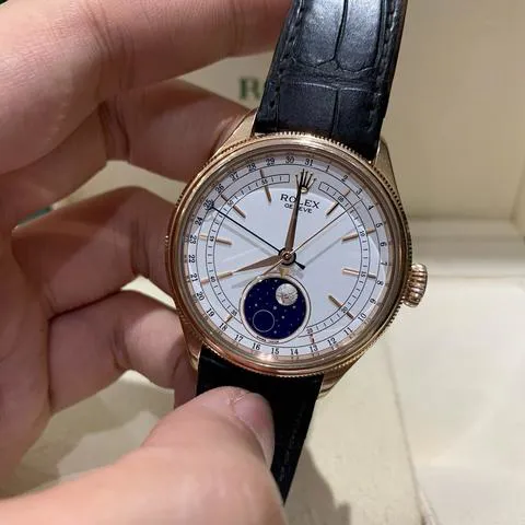 Rolex Cellini Moonphase 50535 39mm Rose gold White 1