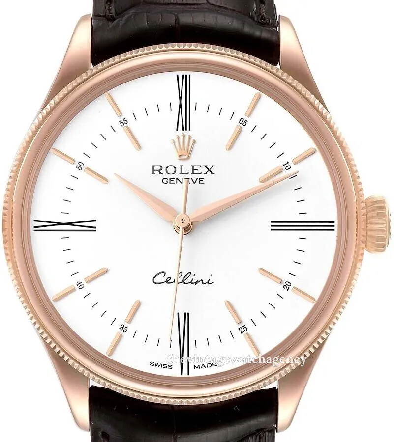 Rolex Cellini Time 50505/2 39mm Rose gold White 1