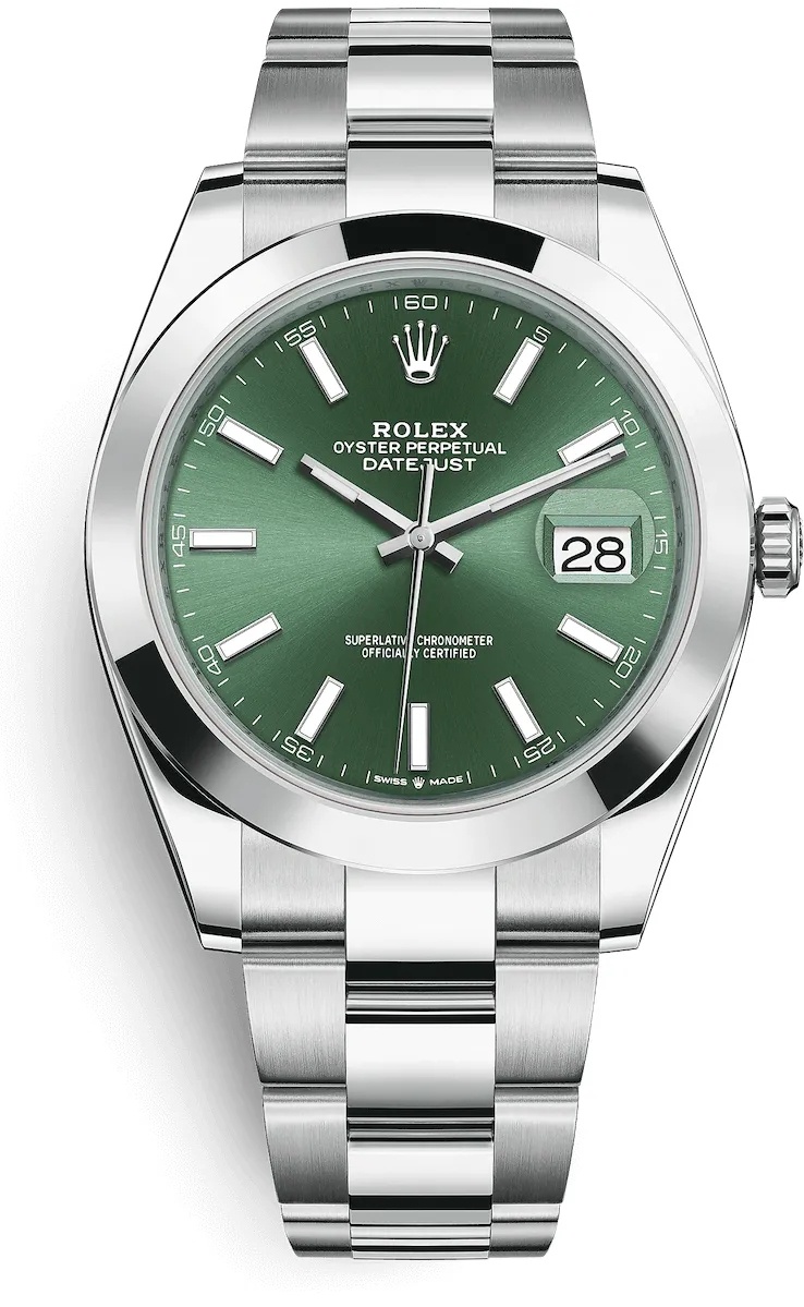 Rolex Datejust 126300-0019 41mm Oystersteel Green