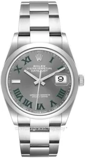 Rolex Datejust 36 126200-0018 Stainless steel Gray