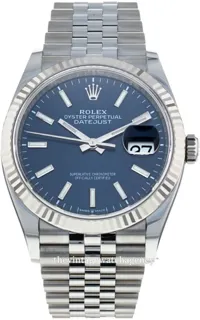 Rolex Datejust 36 126234-0017 Stainless steel Blue