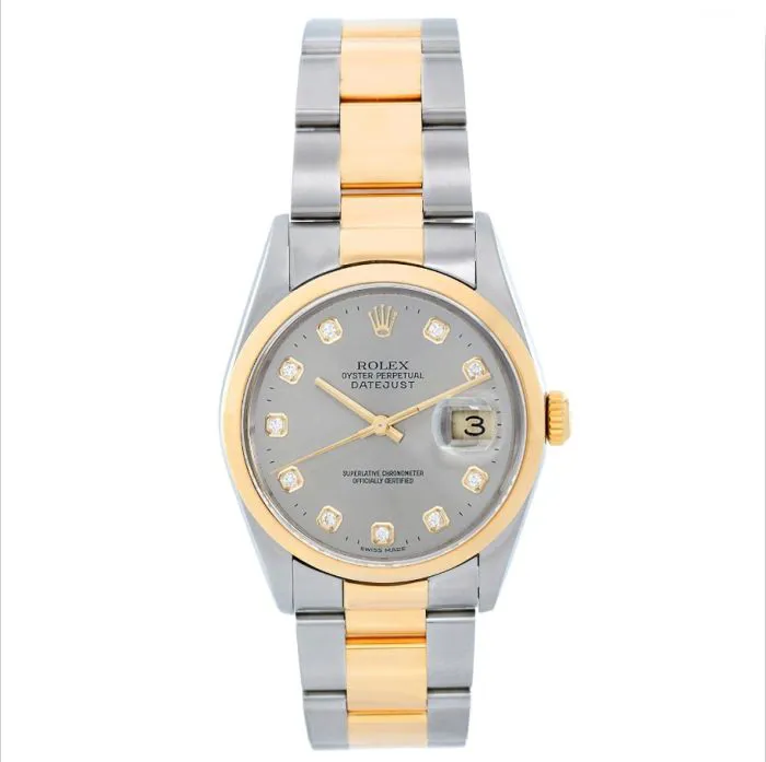 Rolex Datejust 36 16203 36mm Yellow gold and Stainless steel Diamond