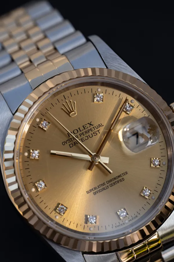 Rolex Datejust 36 16233 36mm Yellow gold Champagne 8