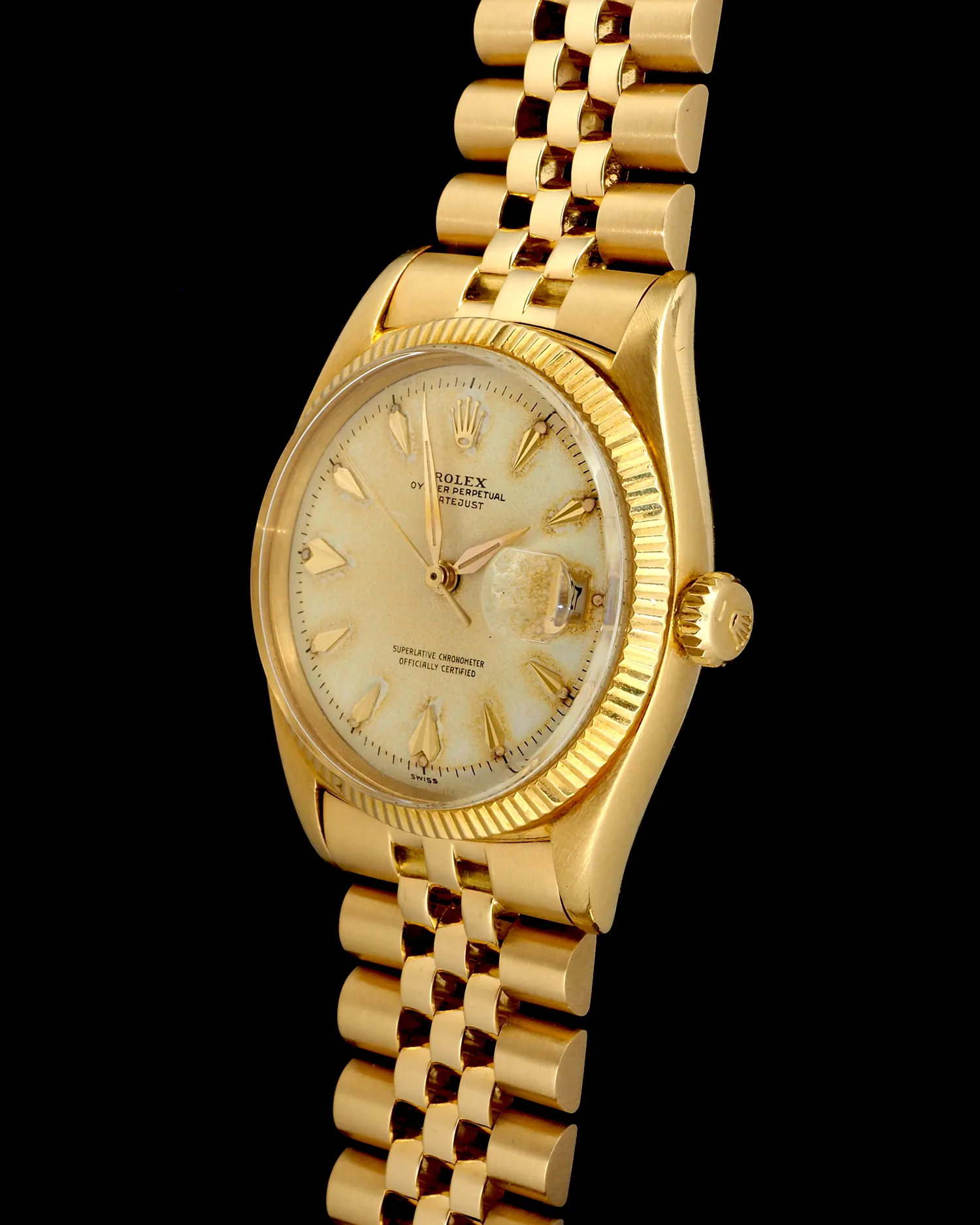 Rolex Datejust 36 6605 36mm Yellow gold and 18k yellow gold Cream 1