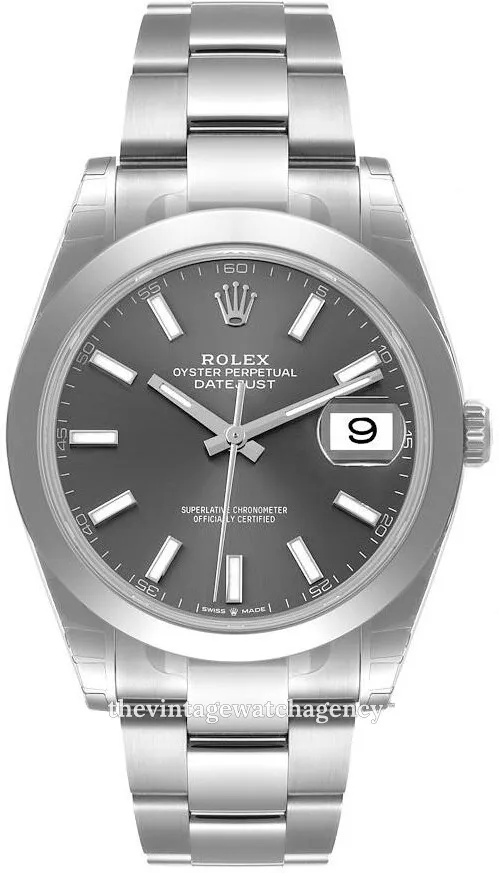 Rolex Datejust 41 126300-0007 41mm Oystersteel Gray