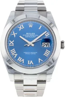 Rolex Datejust 126300-0017 Stainless steel Blue