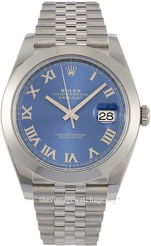 Rolex Datejust 41 126300-0018 41mm Oystersteel Blue