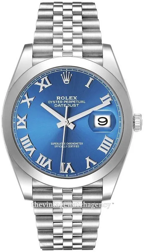 Rolex Datejust 41 126300-0018 41mm Oystersteel Blue