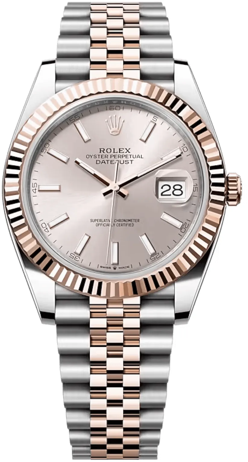 Rolex Datejust 41 126331-0010 41mm Oystersteel and Everose gold Pink