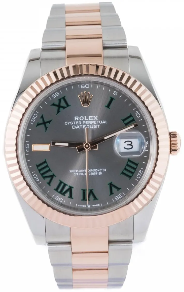 Rolex Datejust 41 126331 41mm Rose gold and Stainless steel Gray