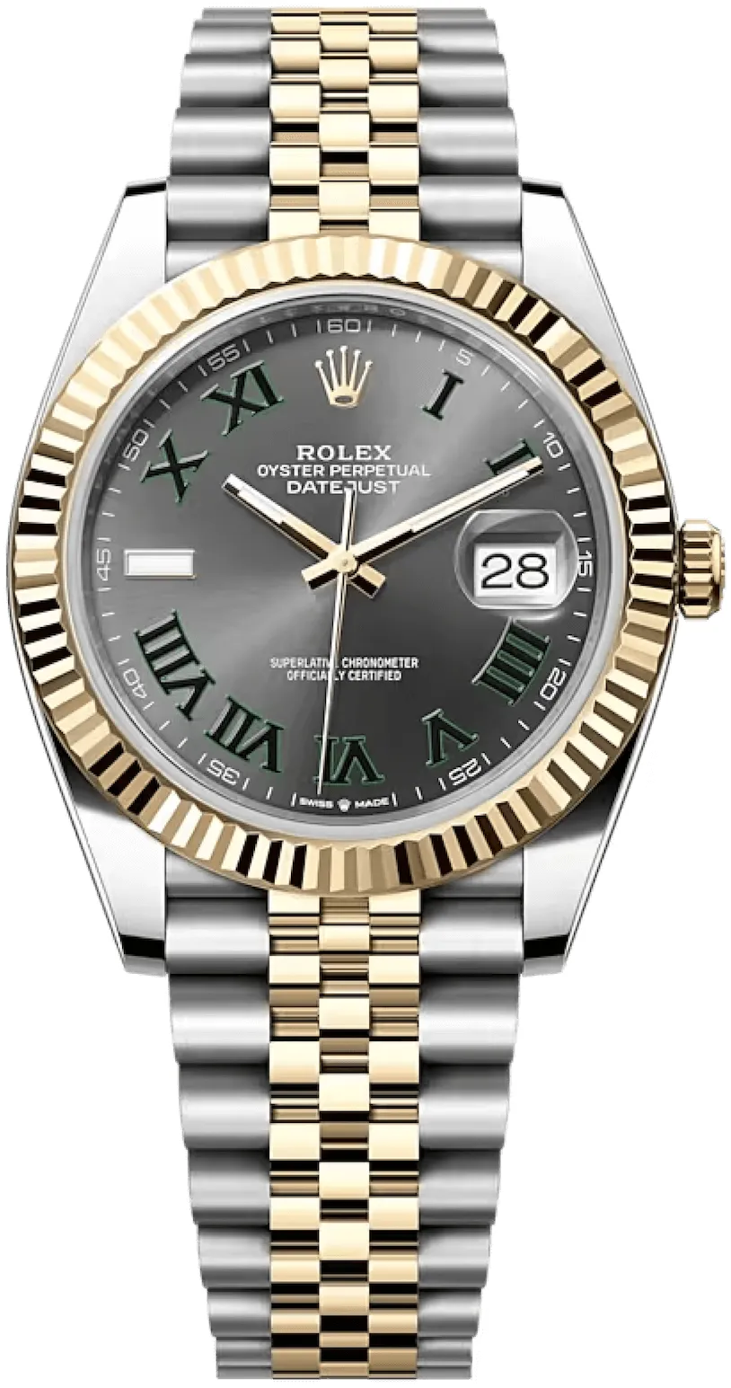 Rolex Datejust 41 126333-0020 41mm Yellow gold and Oystersteel Gray