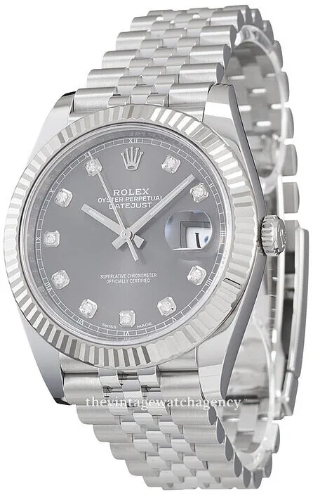 Rolex Datejust 41 126334-0006 41mm White gold and Oystersteel Gray 1