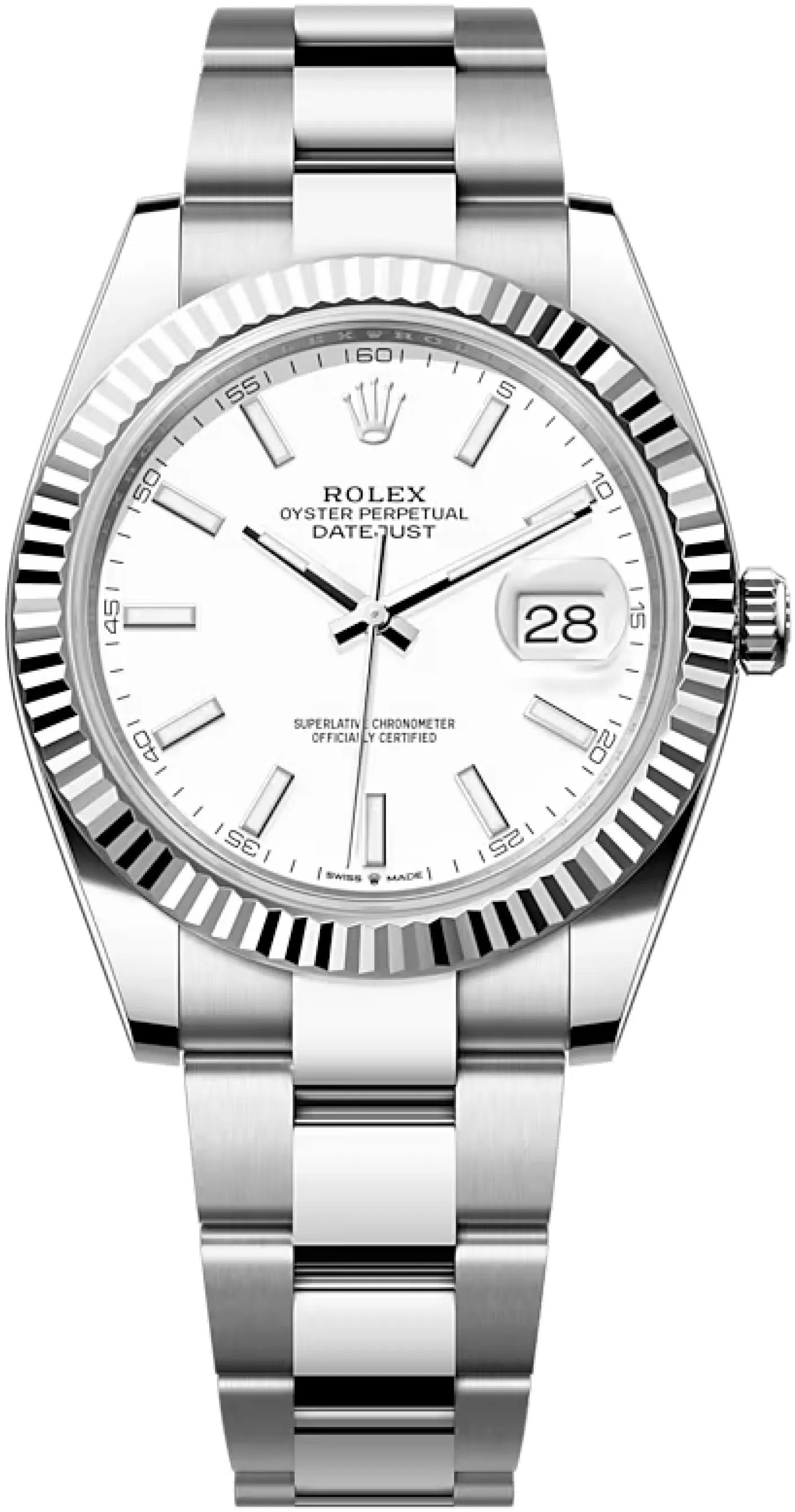 Rolex Datejust 41 126334-0009 41mm White gold and Oystersteel White