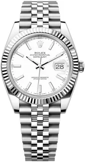 Rolex Datejust 41 126334-0010 White gold and Stainless steel White