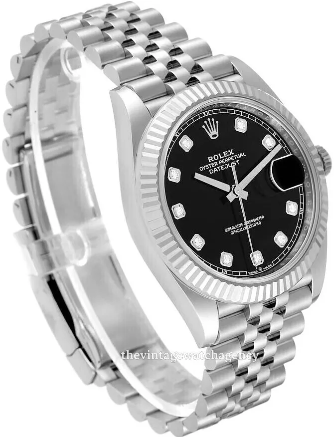 Rolex Datejust 41 126334-0012 41mm White gold and Oystersteel Black 3