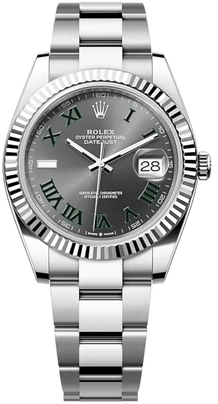 Rolex Datejust 41 126334-0021 41mm White gold and Oystersteel Gray