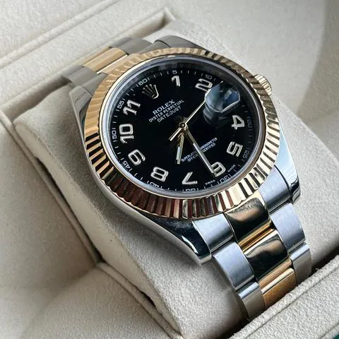 Rolex Datejust II 116333 41mm Yellow gold and Stainless steel Black 4