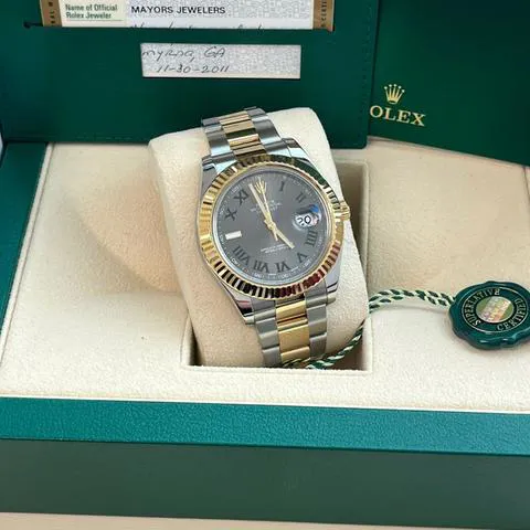 Rolex Datejust II 116333 41mm Yellow gold and Stainless steel Gray 3