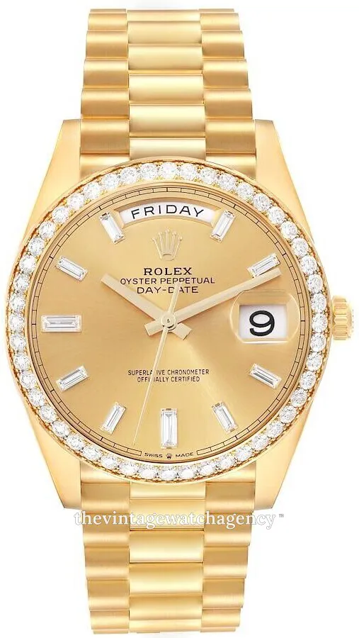 Rolex Day-Date 228348RBR-0002 40mm 18k yellow gold Golden